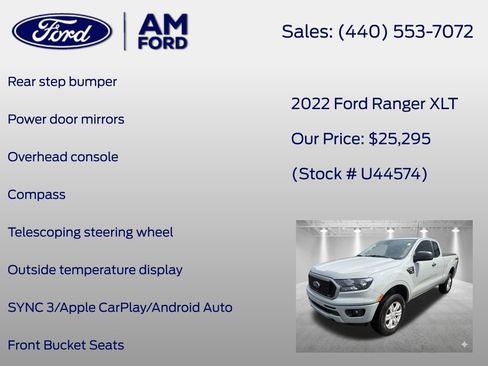 Used 2022 Ford Ranger XLT AWD/4WD image 20