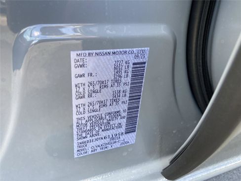 New 2026 Nissan Frontier Pro-X w/ Pro-X Convenience Package image 33