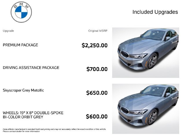 Certified 2024 BMW 330i xDrive Sedan w/ Premium Package AWD/4WD image 3
