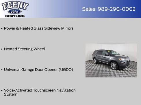 Certified 2018 Ford Explorer XLT w/ Equipment Group 202A image 20