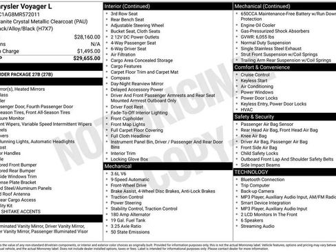 Used 2021 Chrysler Voyager L FWD image 2