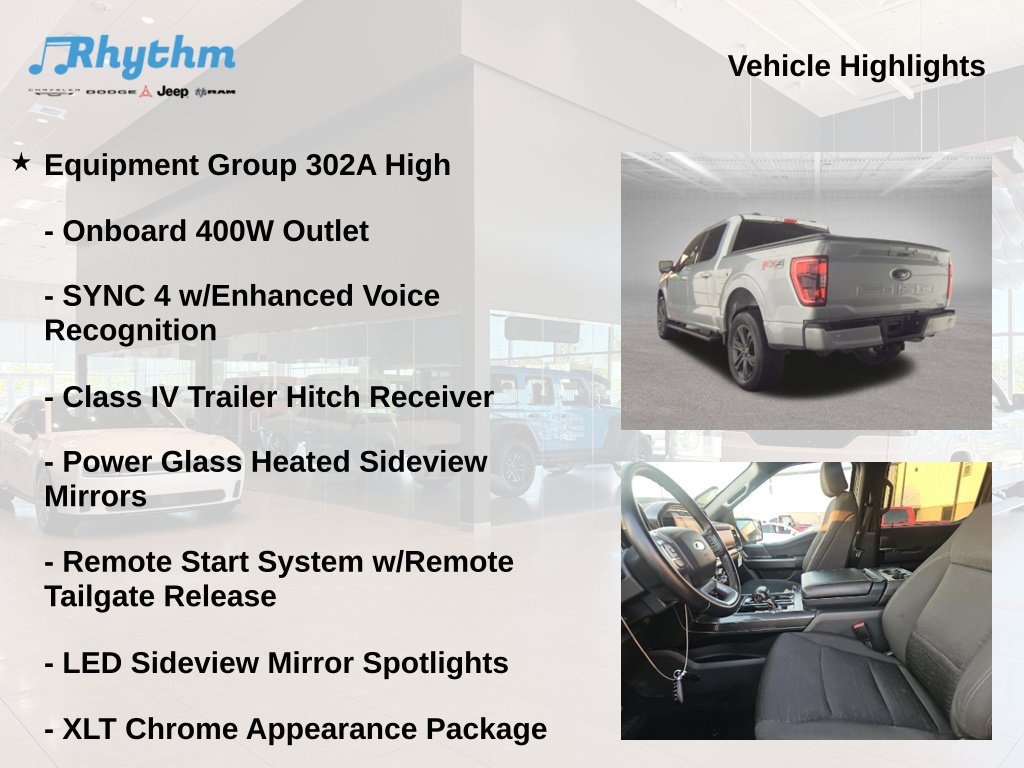 Used 2023 Ford F150 XLT w/ Equipment Group 302A High AWD/4WD image 5