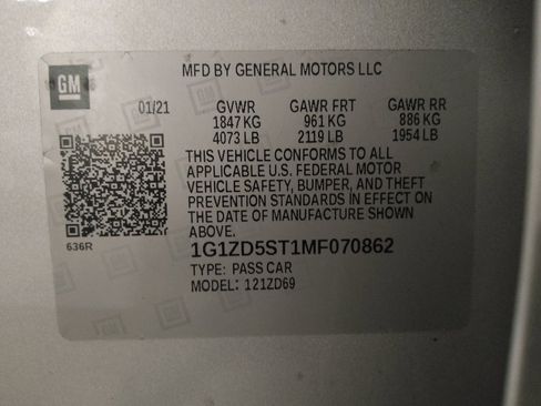 Used 2021 Chevrolet Malibu LT FWD image 33
