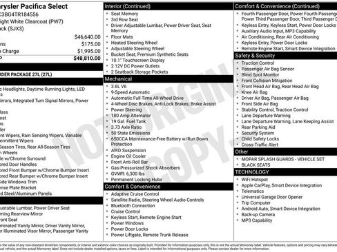 New 2026 Chrysler Pacifica Select image 4