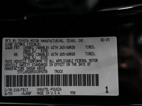 Used 2025 Toyota Tundra SR image 14