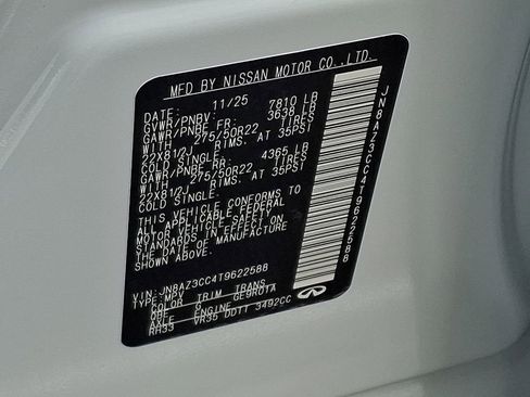 New 2026 INFINITI QX80 Autograph image 6