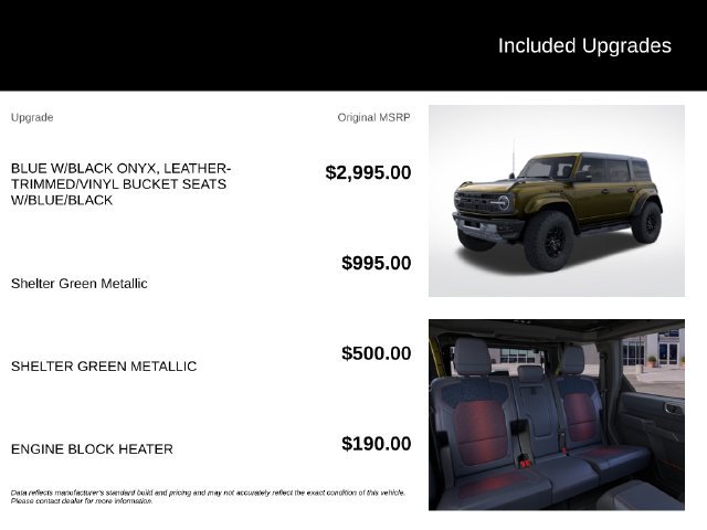 New 2026 Ford Bronco Raptor AWD/4WD image 5