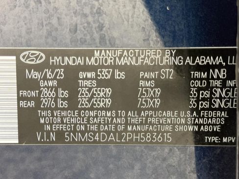 Used 2023 Hyundai Santa Fe Limited AWD/4WD image 44
