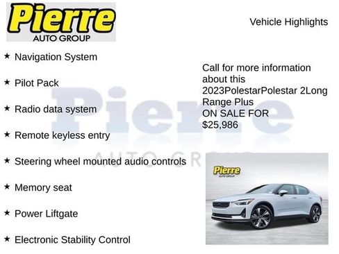 Used 2023 Polestar Polestar 2 w/ Pilot Pack AWD/4WD image 7