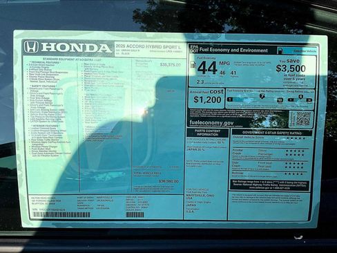 New 2025 Honda Accord Sport image 17