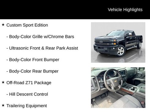 Used 2019 Chevrolet Silverado 2500 LT w/ Custom Sport Edition AWD/4WD image 31