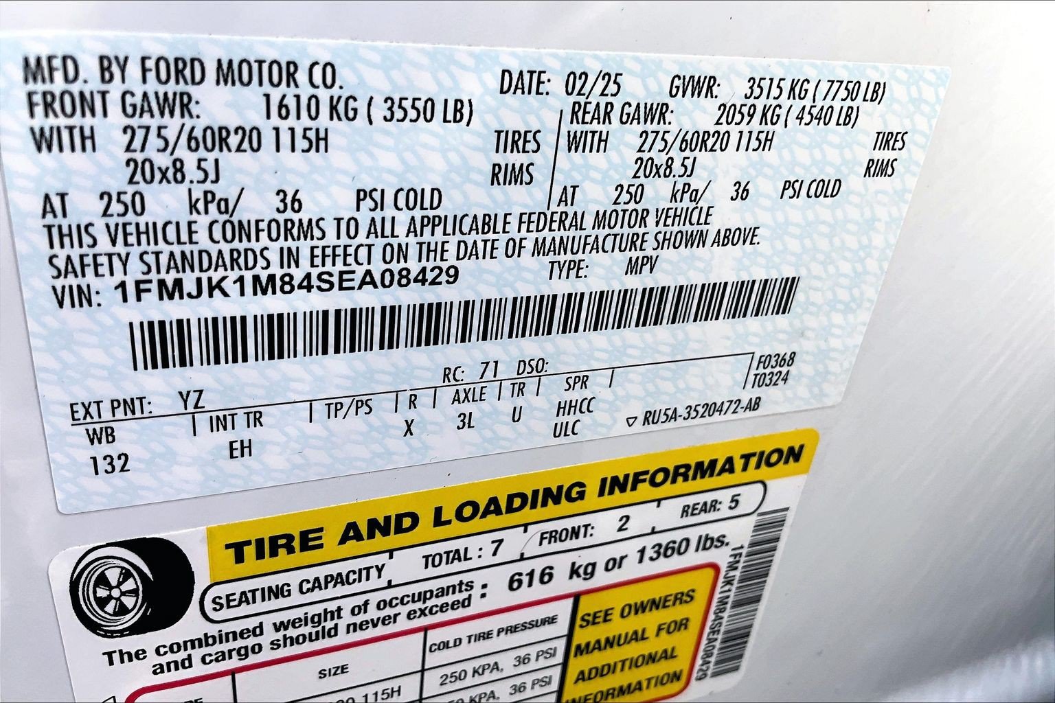 Certified 2025 Ford Expedition Max Platinum AWD/4WD image 36
