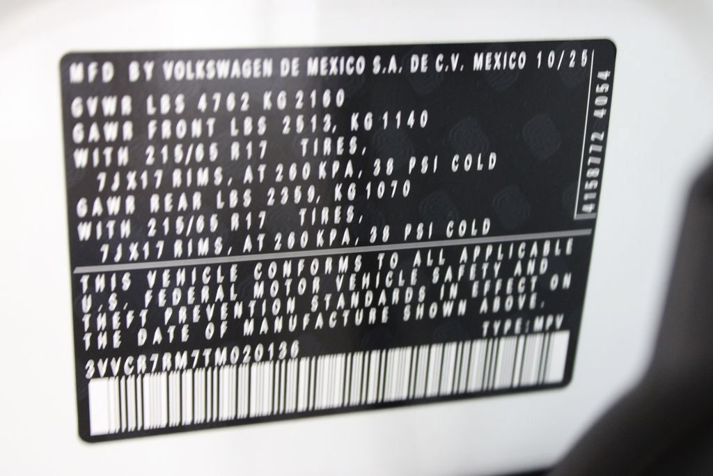 Certified 2026 Volkswagen Tiguan S FWD image 27
