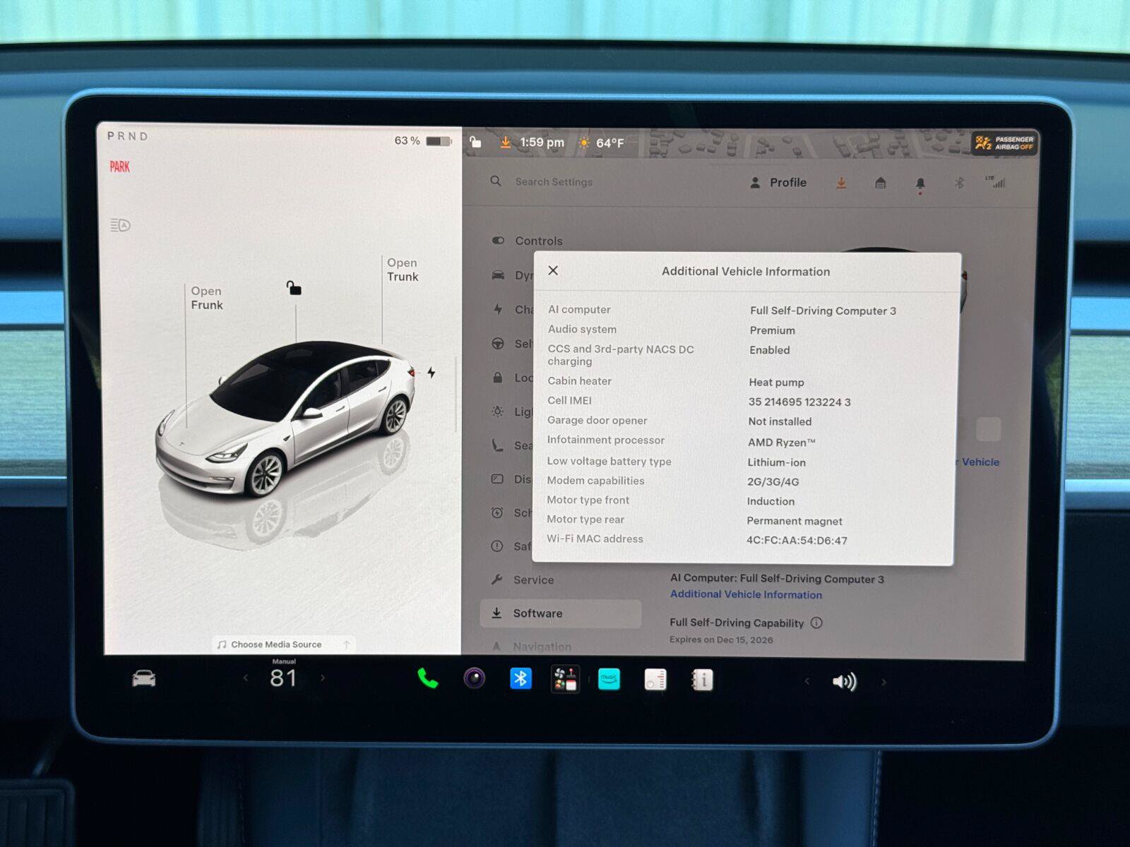 Used 2022 Tesla Model 3 Long Range AWD/4WD image 32