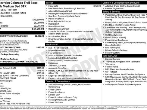 Used 2026 Chevrolet Colorado Trail Boss AWD/4WD image 10