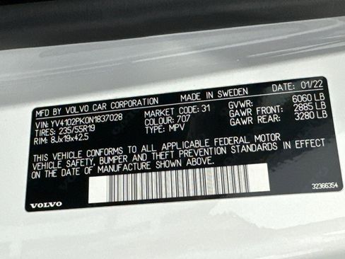 Used 2022 Volvo XC90 T5 Momentum image 44