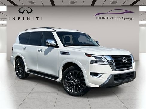 Used 2024 Nissan Armada Platinum w/ Captain's Chairs Package image 1