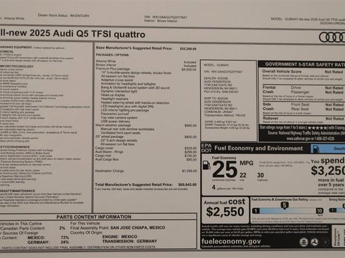 New 2025 Audi Q5 Premium Plus image 31