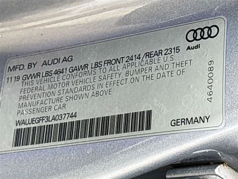 Used 2020 Audi A3 2.0T Premium Plus w/ Premium Plus Package AWD/4WD image 32