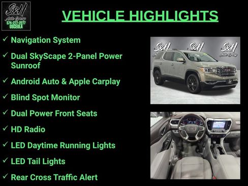 Used 2019 GMC Acadia SLT AWD/4WD image 3