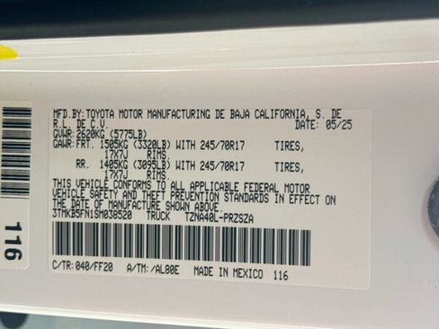 Used 2025 Toyota Tacoma SR5 RWD image 30