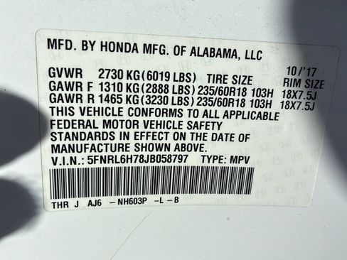 Used 2018 Honda Odyssey EX-L image 39