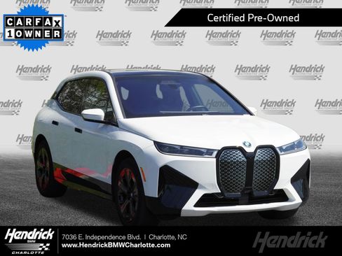 Certified 2024 BMW iX xDrive50 w/ Premium Package AWD/4WD image 1