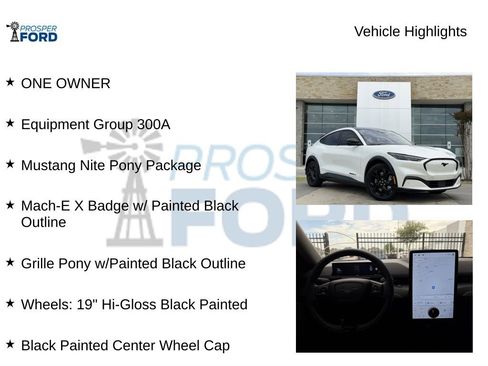 Used 2023 Ford Mustang Mach-E Premium w/ Mustang Nite Pony Package RWD image 5