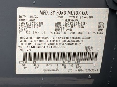 New 2026 Ford Explorer ST-Line AWD/4WD image 35