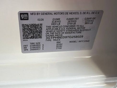 New 2026 GMC Sierra 1500 SLE RWD image 31