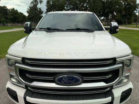 Used 2020 Ford F350 Platinum w/ Snow Plow Prep Package AWD/4WD image 29