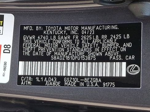 Used 2023 Lexus ES 350 w/ Premium Package FWD image 30