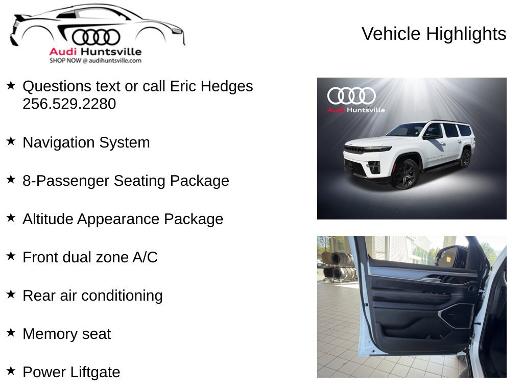 Used 2026 Jeep Grand Wagoneer L Limited w/ 8-Passenger Seating Package AWD/4WD image 6