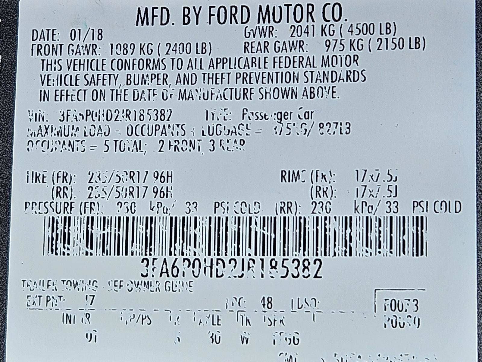 Used 2018 Ford Fusion SE w/ Fusion SE Technology Package FWD image 34