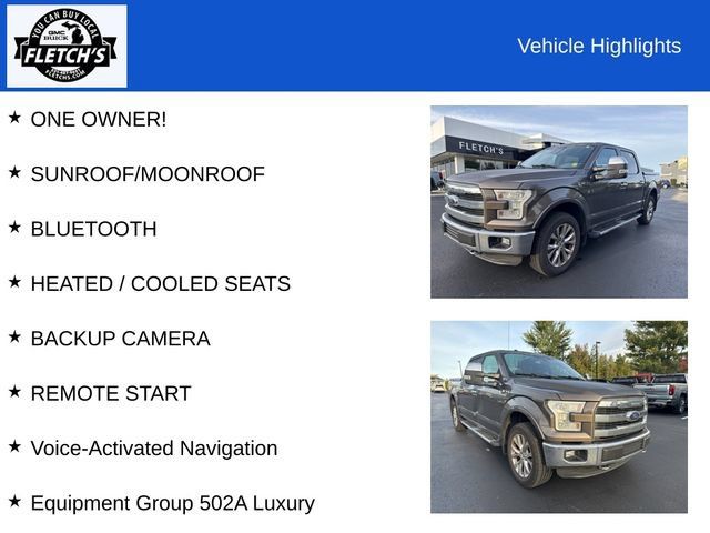 Used 2016 Ford F150 Lariat w/ Equipment Group 502A Luxury AWD/4WD image 2