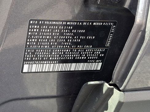 Certified 2024 Volkswagen Taos S AWD/4WD image 26