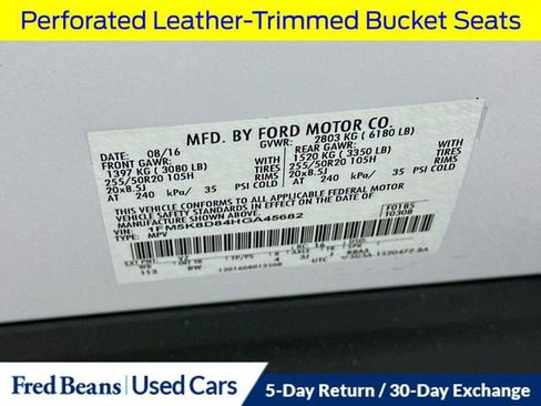 Certified 2017 Ford Explorer XLT w/ Equipment Group 202A image 39