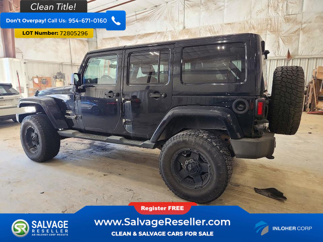 Used 2012 Jeep Wrangler Unlimited Sahara w/ Dual Top Group AWD/4WD image 3