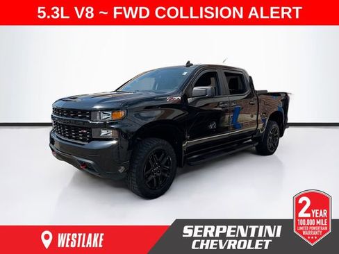 Used 2021 Chevrolet Silverado 1500 Custom Trail Boss w/ Safety Confidence Package AWD/4WD image 1
