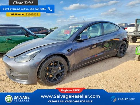 Used 2021 Tesla Model 3 Long Range AWD/4WD image 1