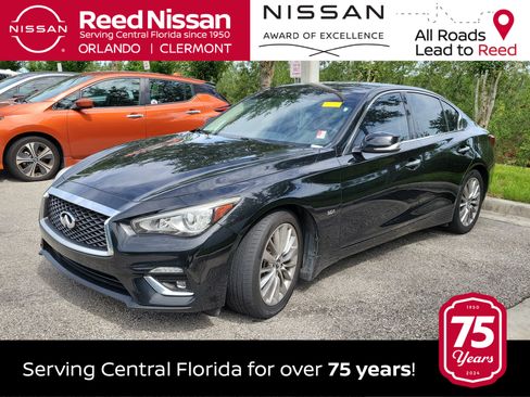 Used 2019 INFINITI Q50 Luxe w/ Cargo Package (L96) RWD image 1