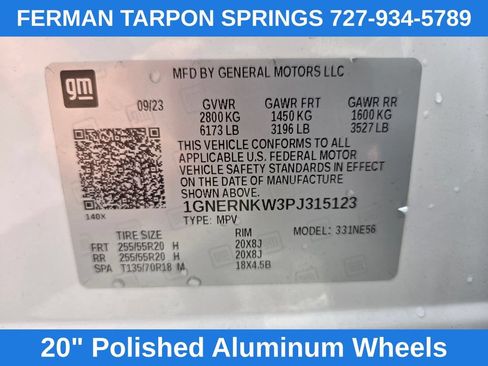 Used 2023 Chevrolet Traverse High Country w/ LPO, Floor Liner Package FWD image 24