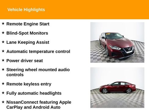 Used 2020 Nissan Maxima 3.5 S w/ Floor Mat Group image 2