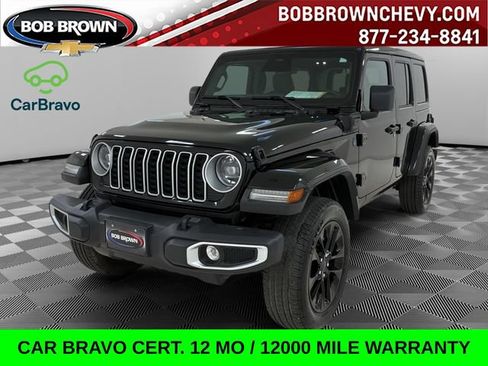 Used 2025 Jeep Wrangler Unlimited Sahara w/ Safety Group AWD/4WD image 1