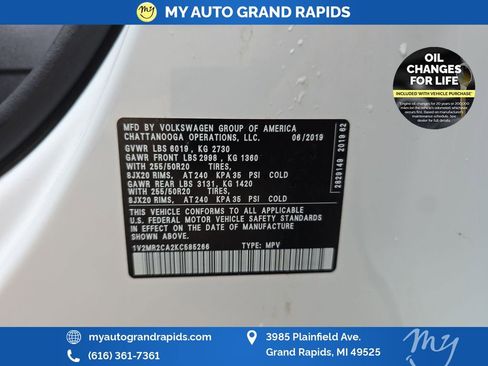 Used 2019 Volkswagen Atlas SEL AWD/4WD image 45