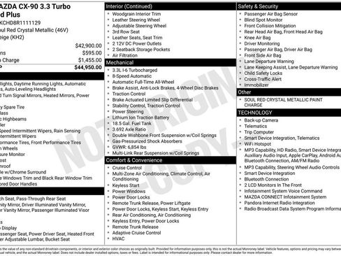 Certified 2024 MAZDA CX-90 3.3 Turbo w/ Preferred Plus AWD/4WD image 36