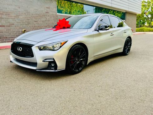 Used 2019 INFINITI Q50 Red Sport 400 image 2