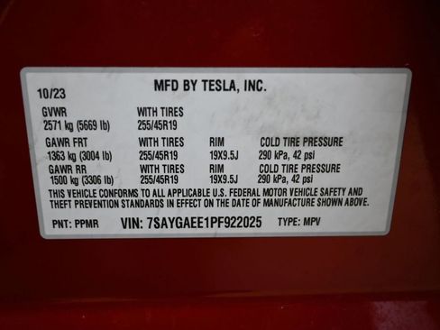 Used 2023 Tesla Model Y Long Range AWD/4WD image 47