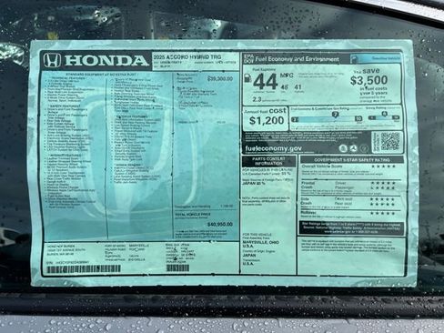 New 2025 Honda Accord Touring image 29