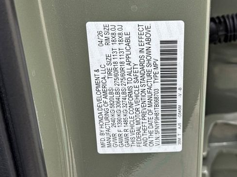 New 2026 Honda Passport TrailSport Elite image 21